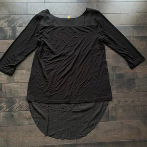 Anthropologie Top with sheer back panel